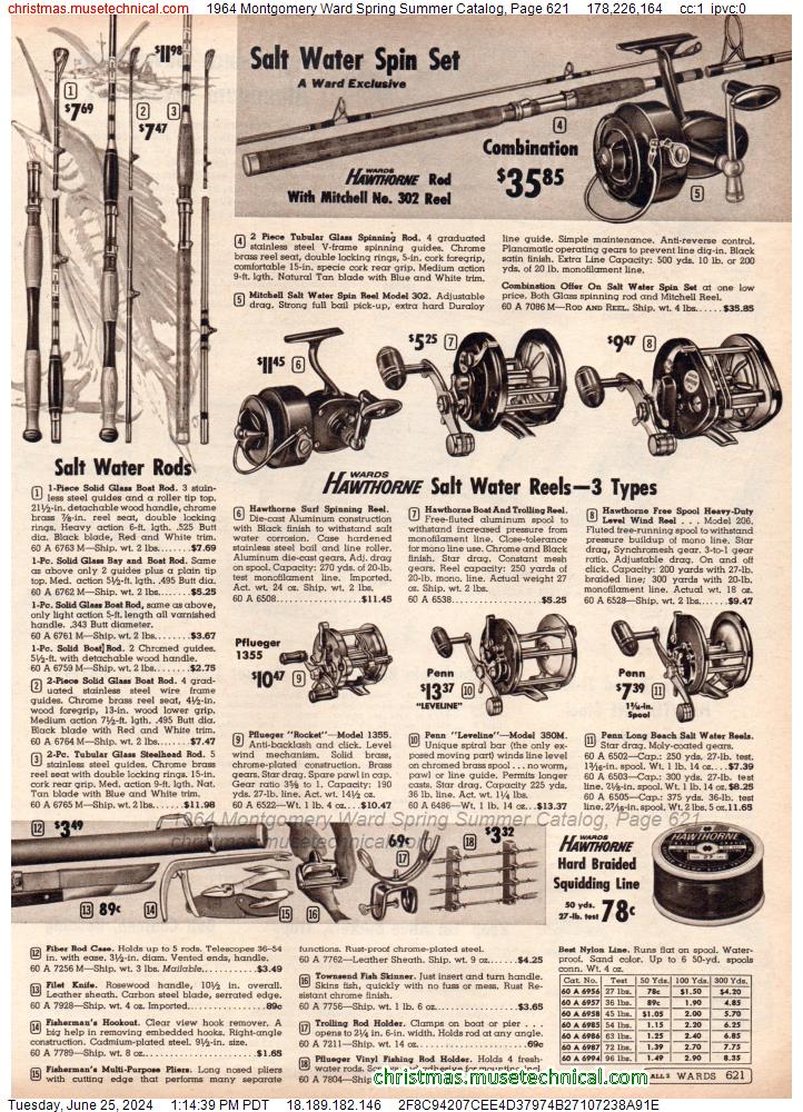 1964 Montgomery Ward Spring Summer Catalog, Page 621