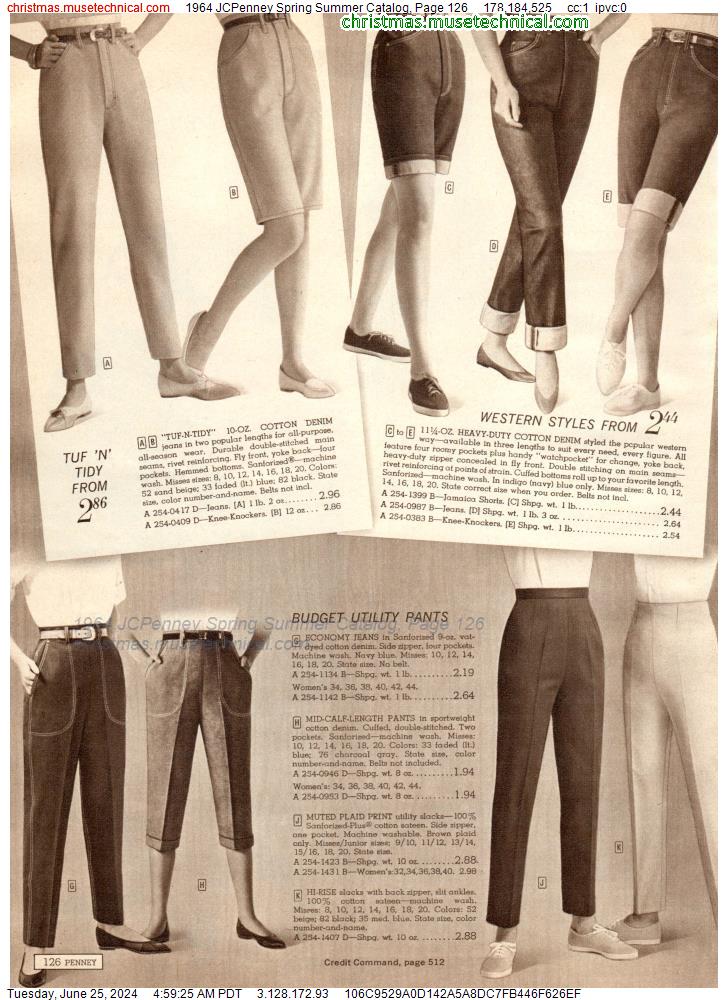 1964 JCPenney Spring Summer Catalog, Page 126