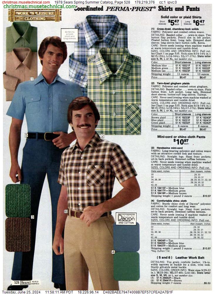 1978 Sears Spring Summer Catalog, Page 528