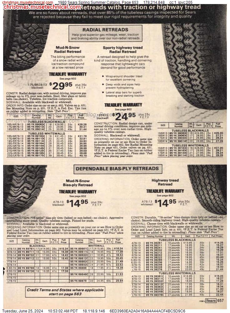 1980 Sears Spring Summer Catalog, Page 653