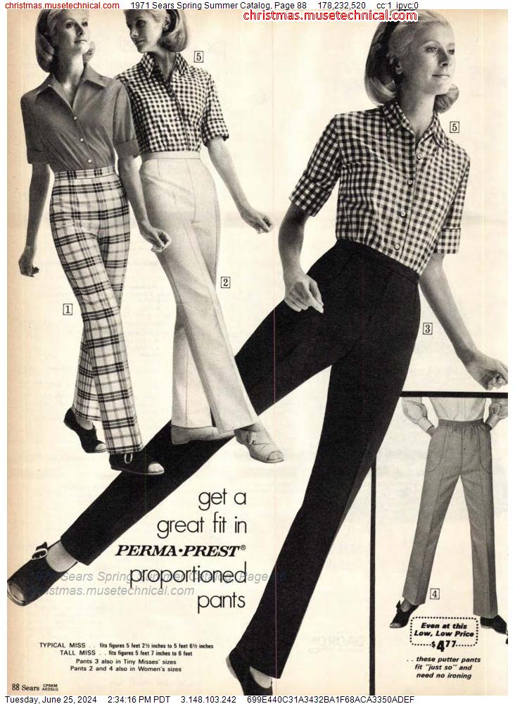 1971 Sears Spring Summer Catalog, Page 88
