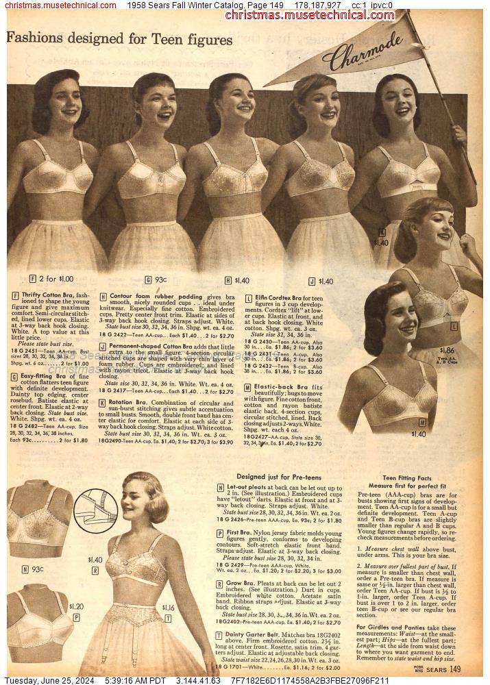 1958 Sears Fall Winter Catalog, Page 149