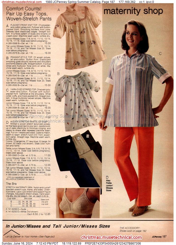 1980 JCPenney Spring Summer Catalog, Page 187