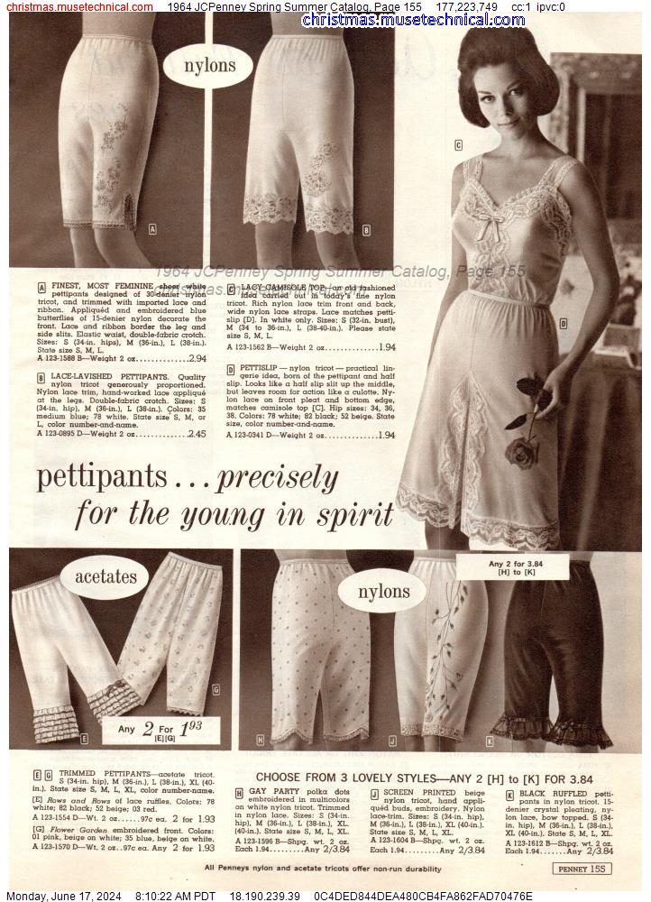 1964 JCPenney Spring Summer Catalog, Page 155