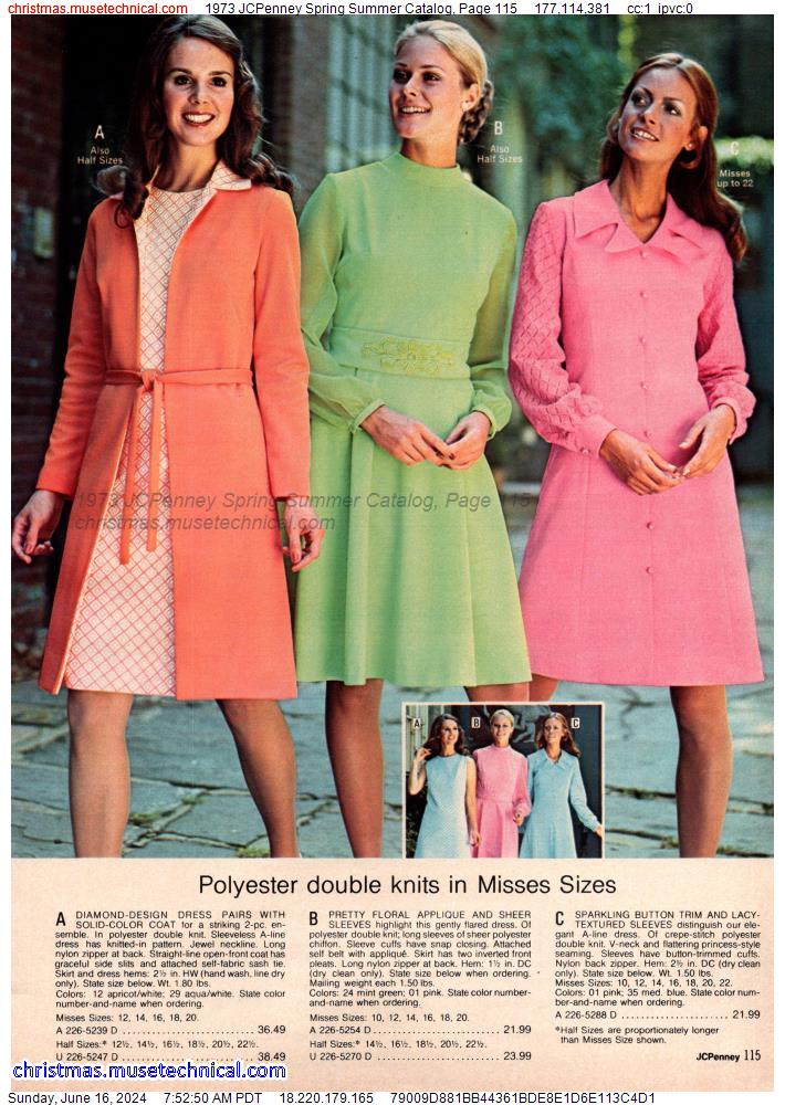 1973 JCPenney Spring Summer Catalog, Page 115