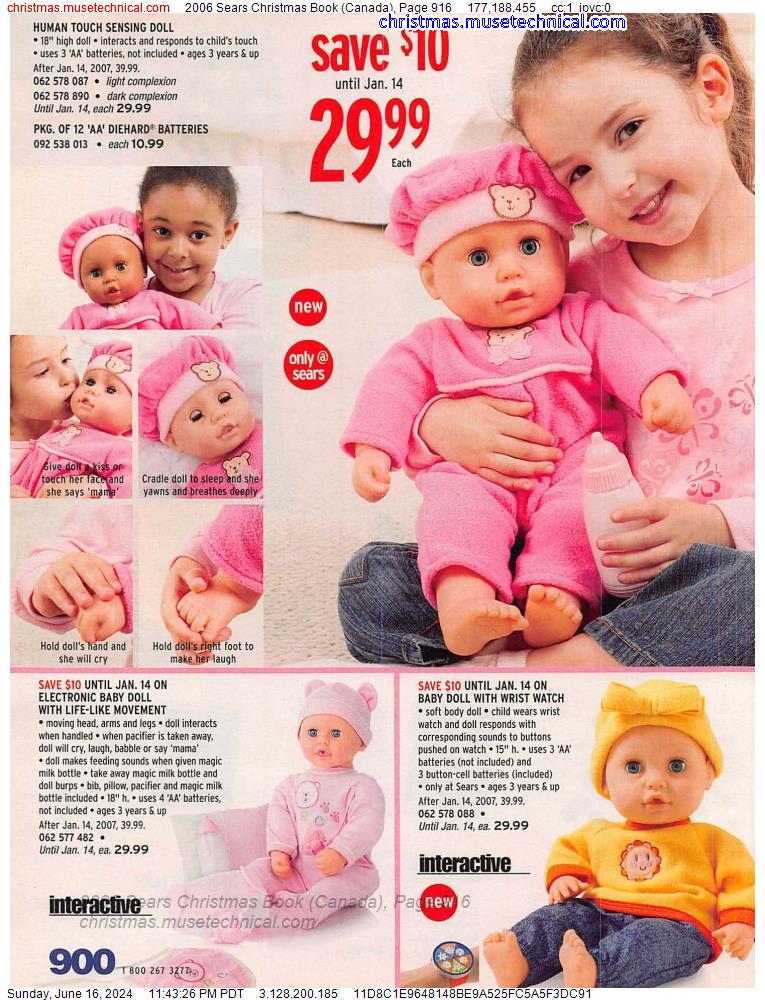 2006 Sears Christmas Book (Canada), Page 916