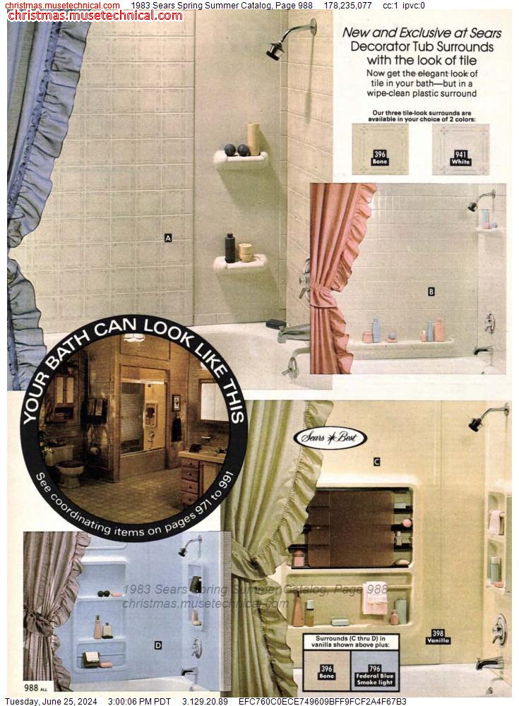 1983 Sears Spring Summer Catalog, Page 988