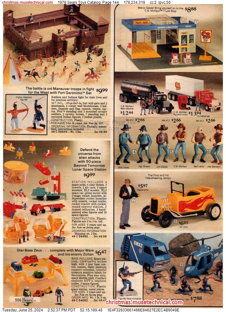 1978 Sears Toys Catalog, Page 144