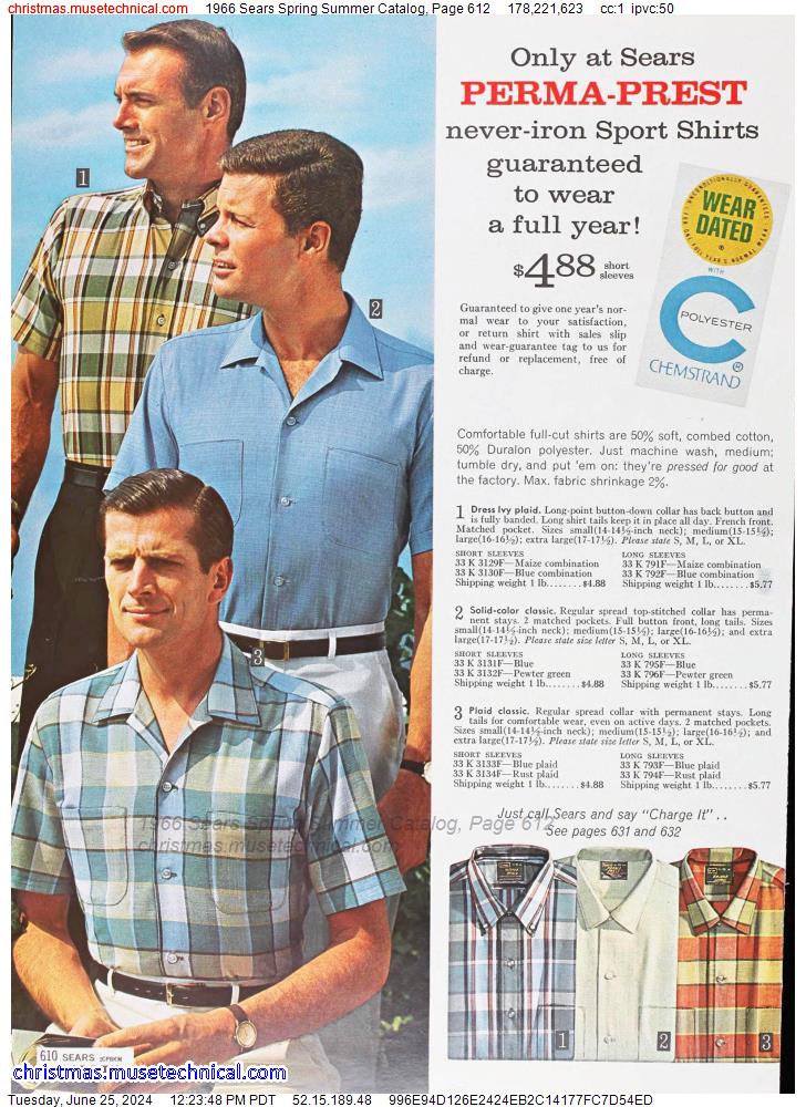 1966 Sears Spring Summer Catalog, Page 612