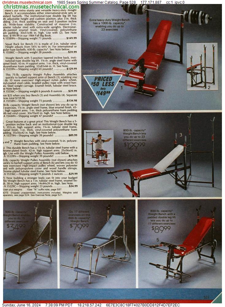 1985 Sears Spring Summer Catalog, Page 528