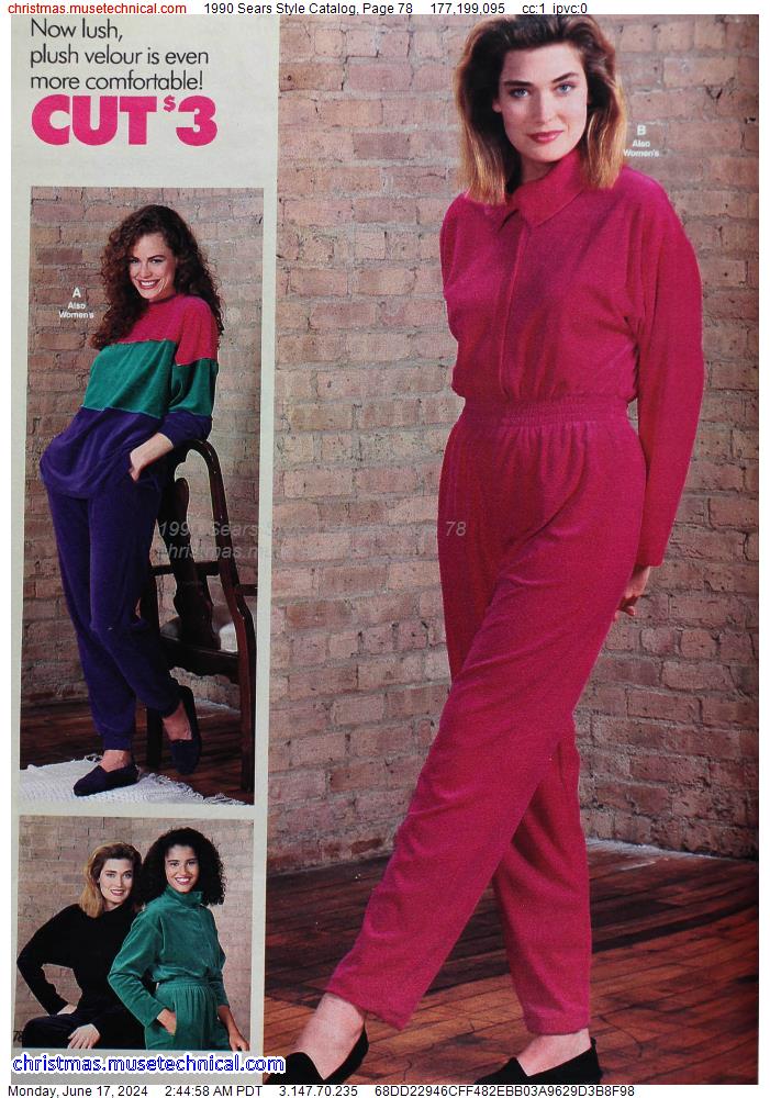 1990 Sears Style Catalog, Page 78