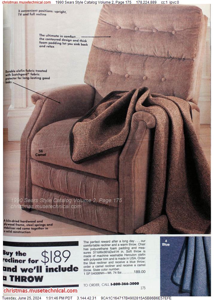 1990 Sears Style Catalog Volume 2, Page 175
