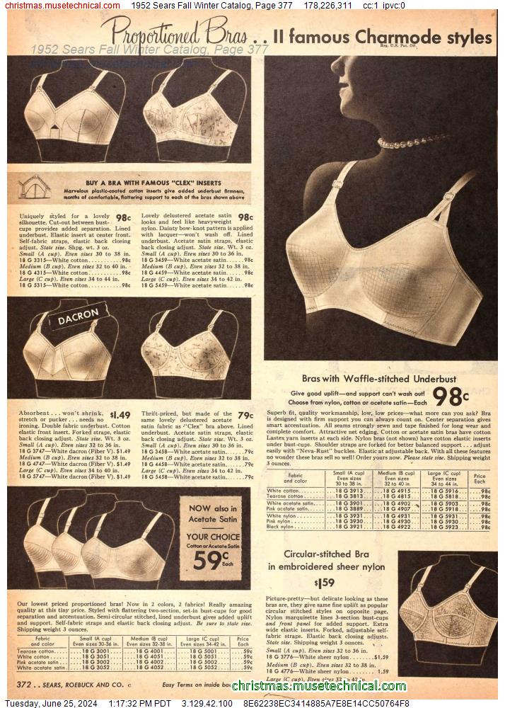 1952 Sears Fall Winter Catalog, Page 377