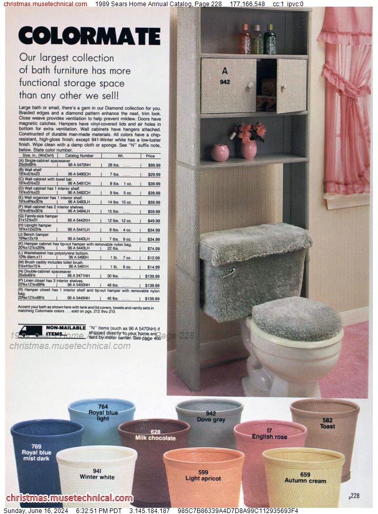 1989 Sears Home Annual Catalog, Page 228