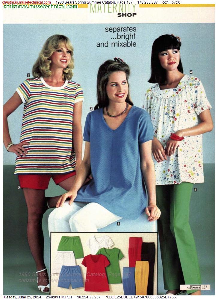 1980 Sears Spring Summer Catalog, Page 187