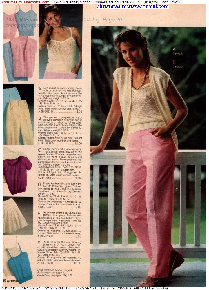 1981 JCPenney Spring Summer Catalog, Page 20