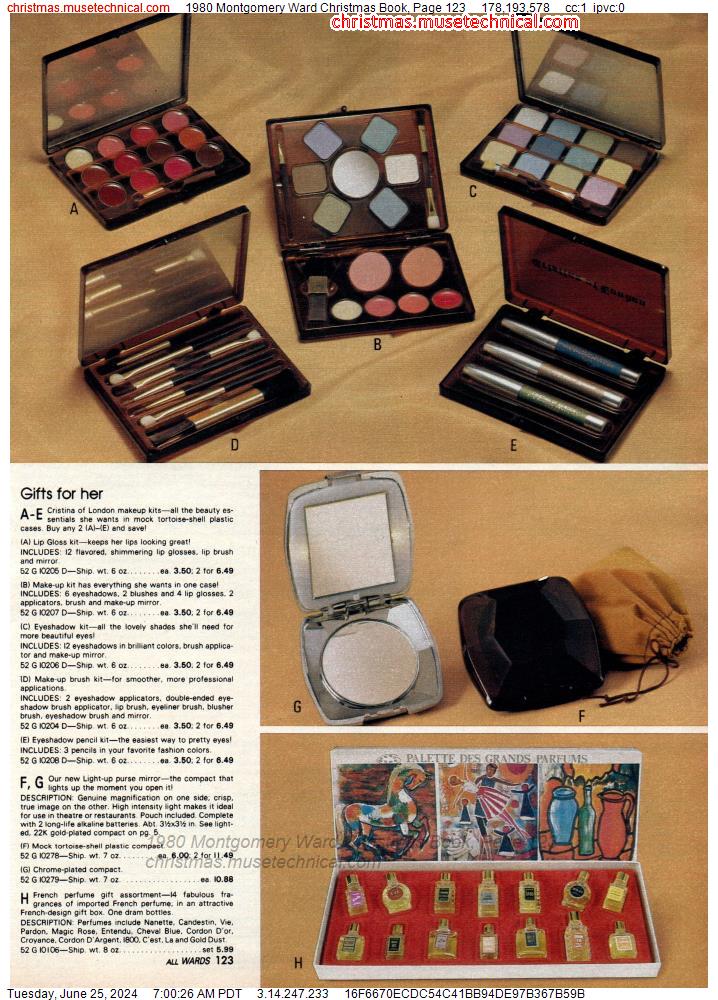 1980 Montgomery Ward Christmas Book, Page 123