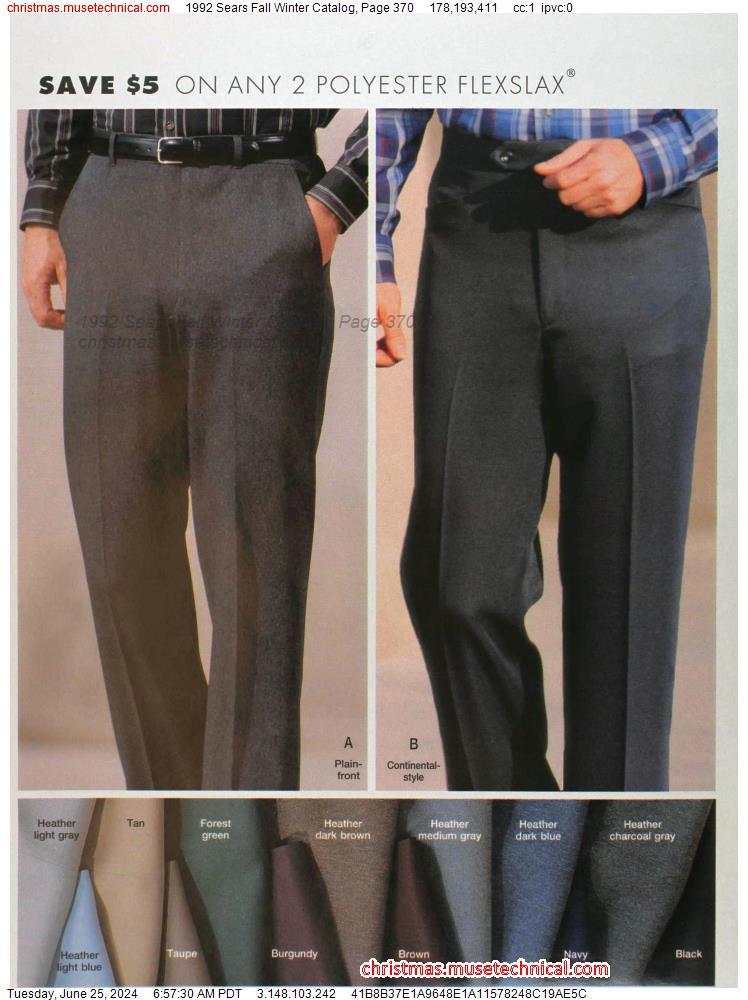 1992 Sears Fall Winter Catalog, Page 370