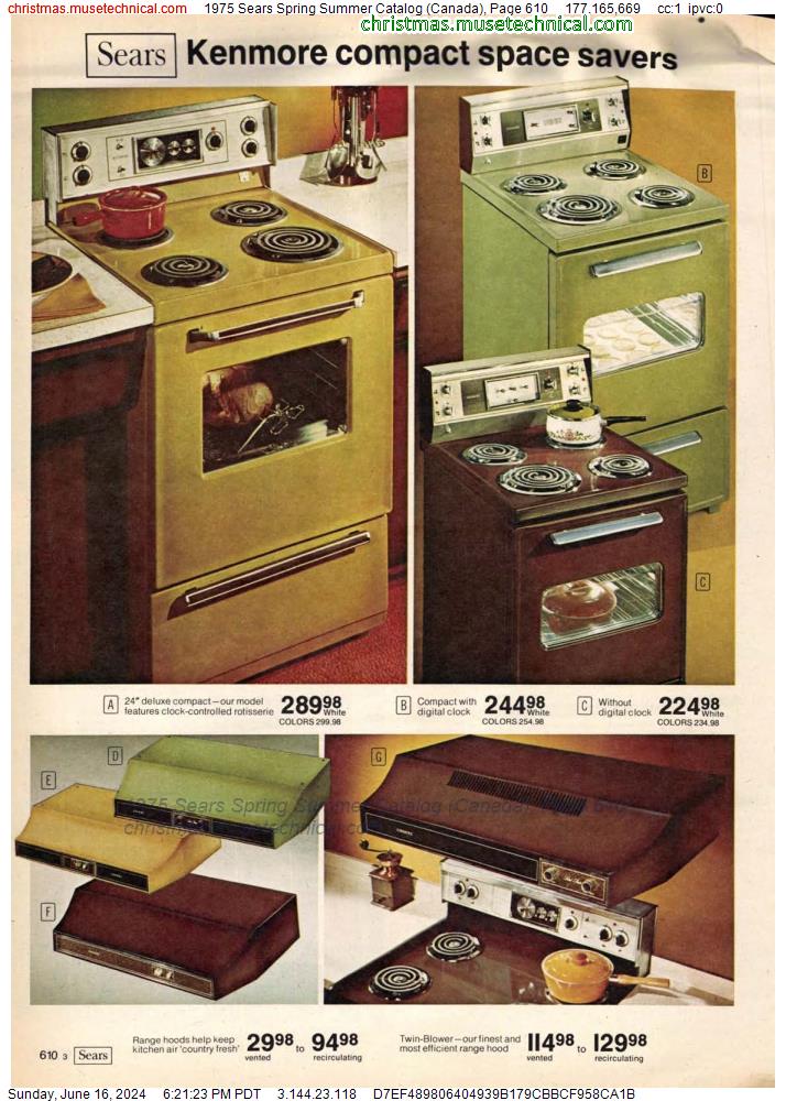 1975 Sears Spring Summer Catalog (Canada), Page 610