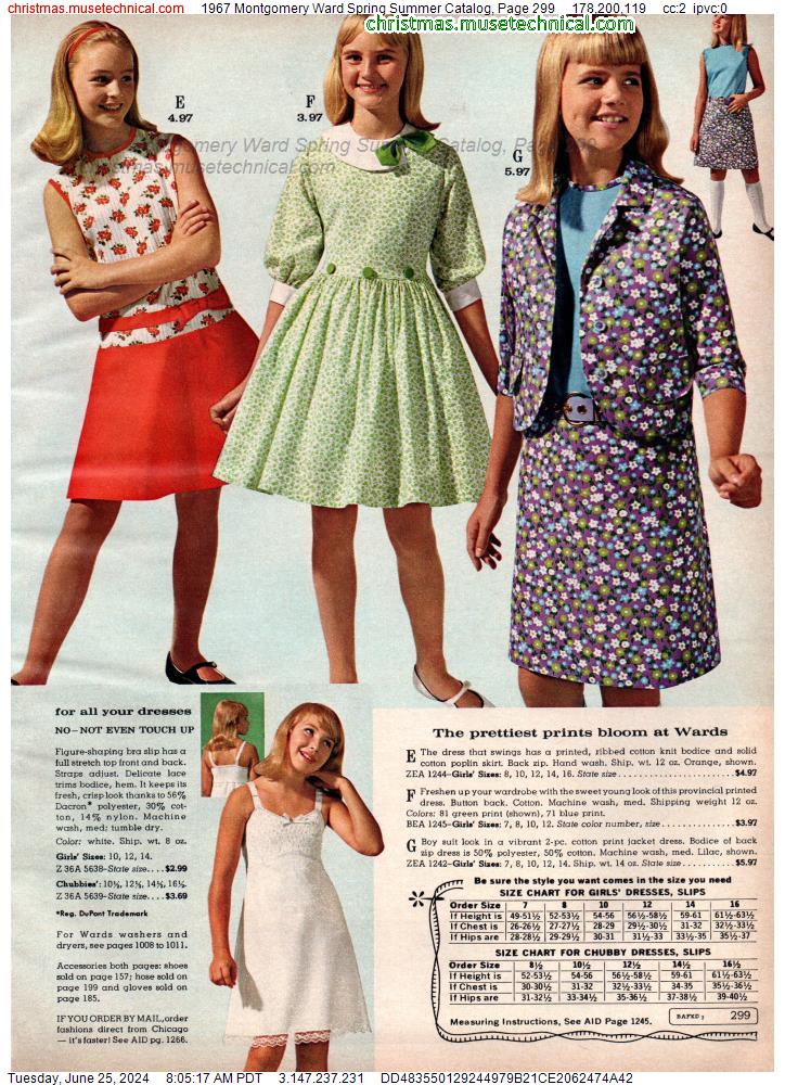 1967 Montgomery Ward Spring Summer Catalog, Page 299