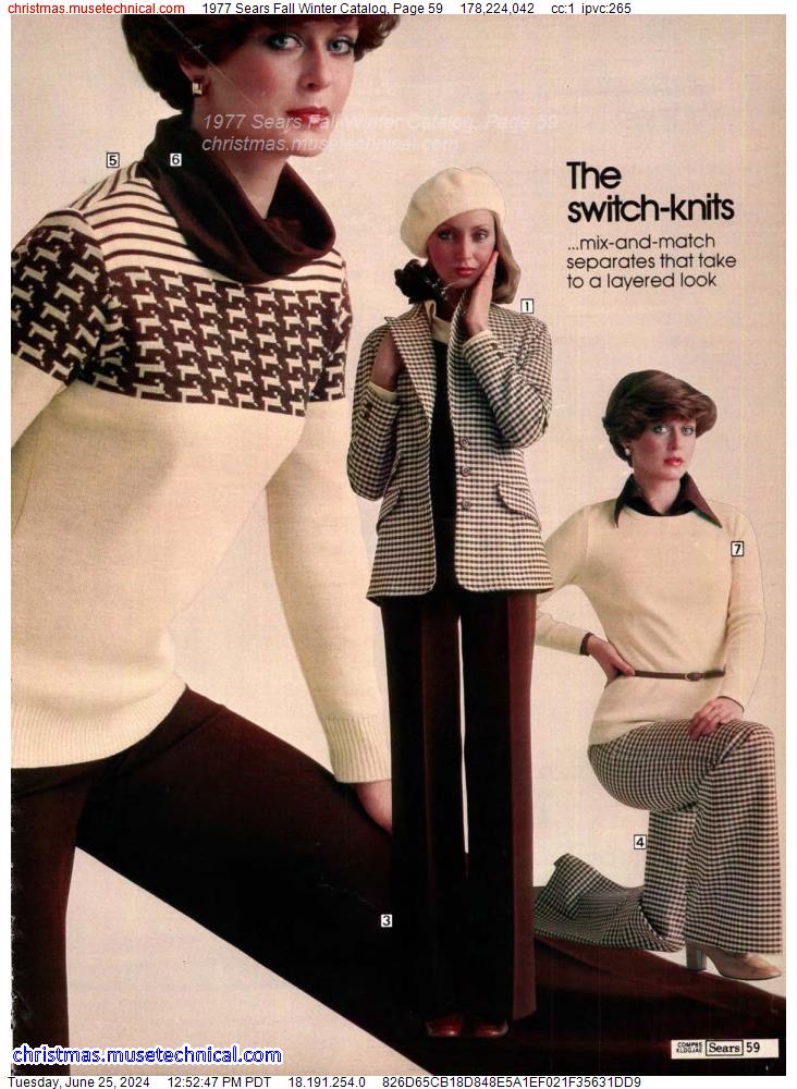 1977 Sears Fall Winter Catalog, Page 59
