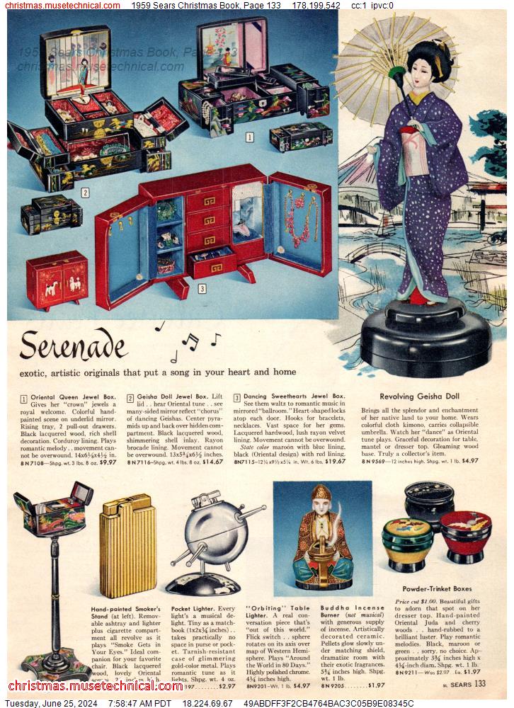 1959 Sears Christmas Book, Page 133