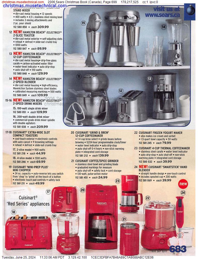 2006 Sears Christmas Book (Canada), Page 699