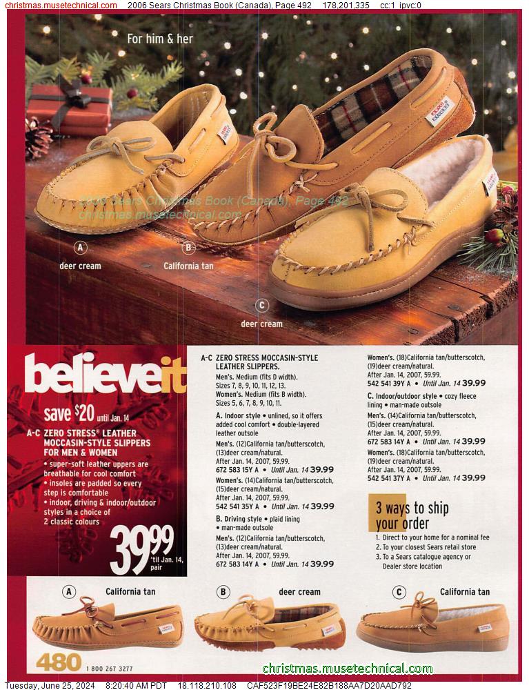 2006 Sears Christmas Book (Canada), Page 492