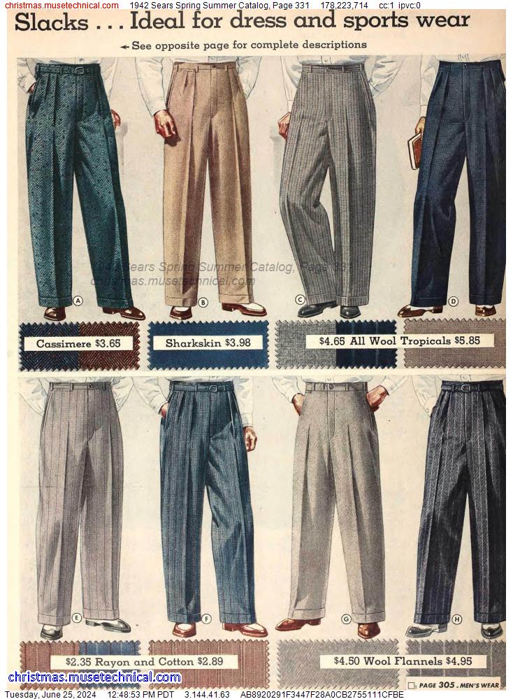 1942 Sears Spring Summer Catalog, Page 331
