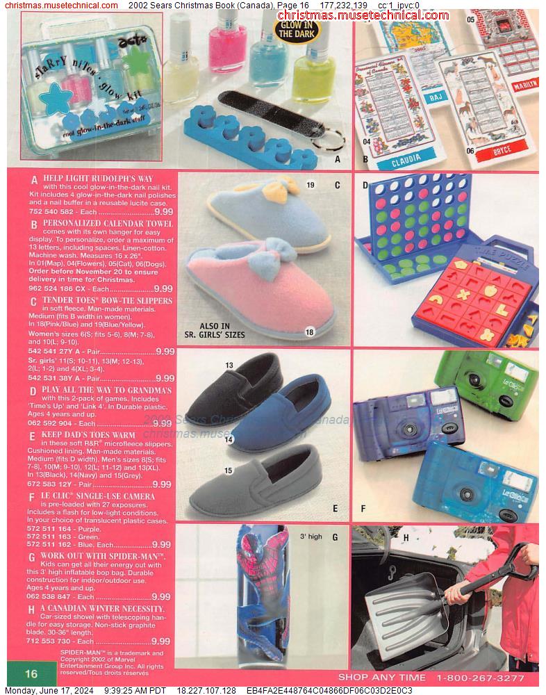 2002 Sears Christmas Book (Canada), Page 16