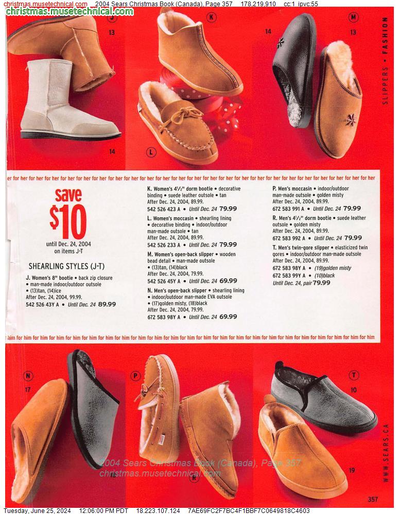 2004 Sears Christmas Book (Canada), Page 357