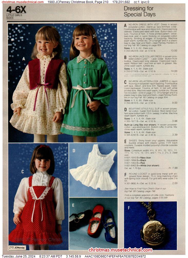 1980 JCPenney Christmas Book, Page 210