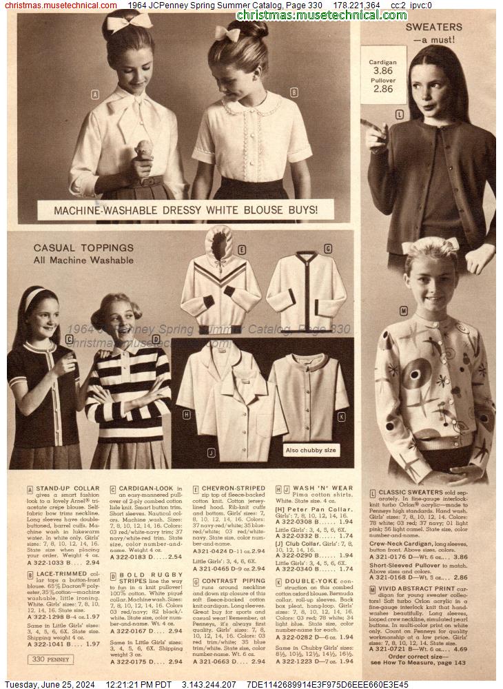 1964 JCPenney Spring Summer Catalog, Page 330