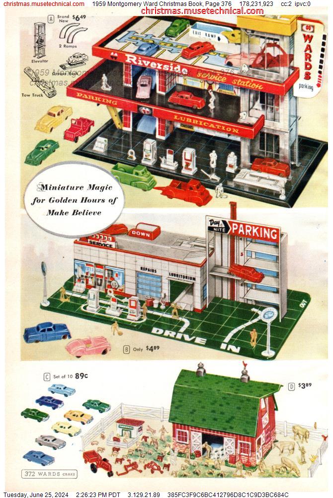 1959 Montgomery Ward Christmas Book, Page 376