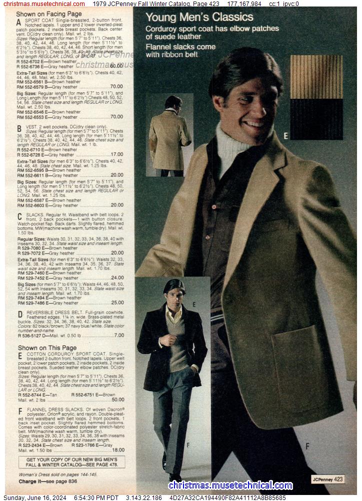 1979 JCPenney Fall Winter Catalog, Page 423