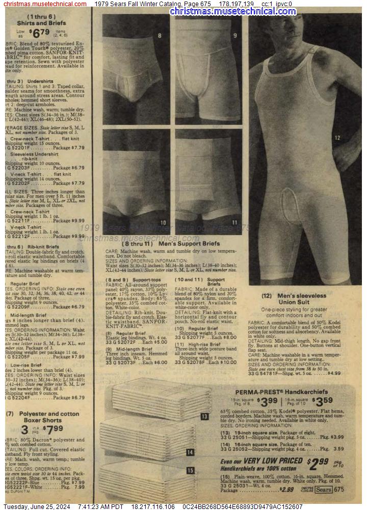 1979 Sears Fall Winter Catalog, Page 675