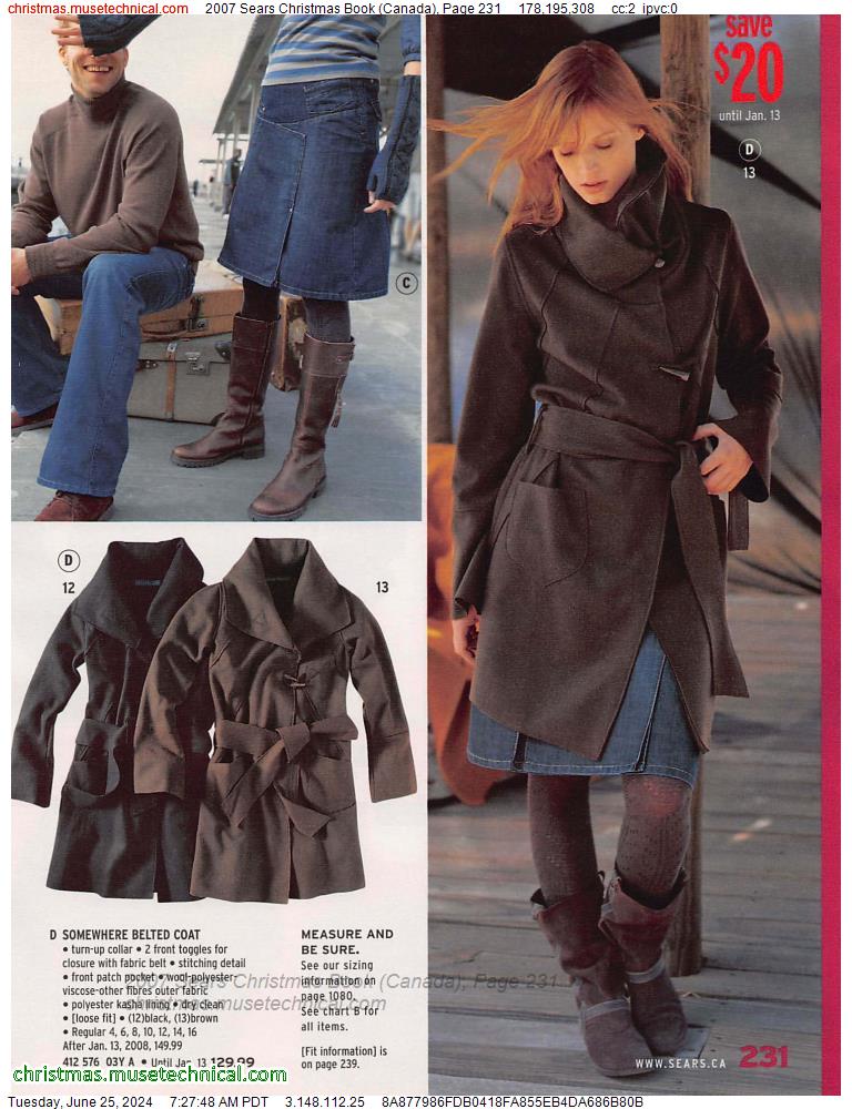 2007 Sears Christmas Book (Canada), Page 231