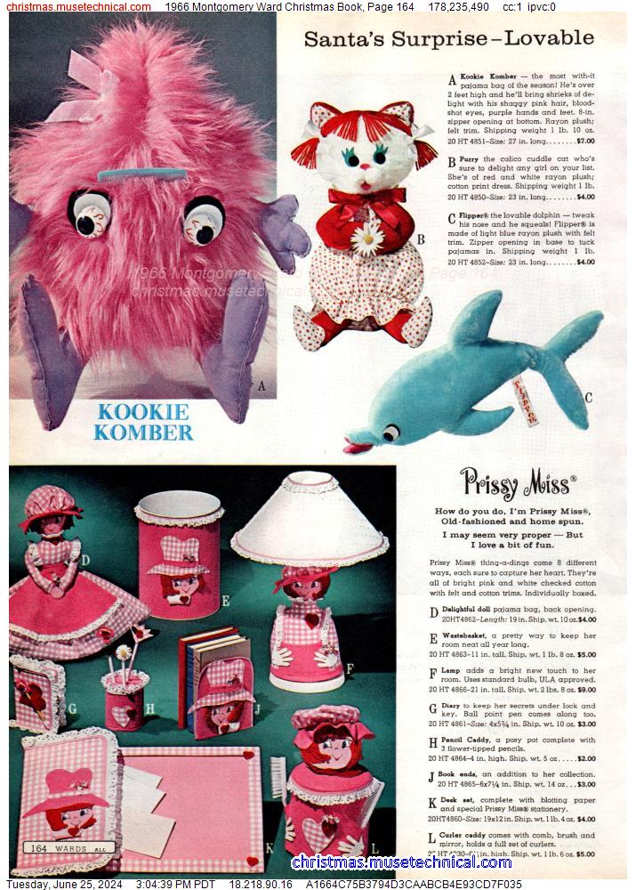 1966 Montgomery Ward Christmas Book, Page 164