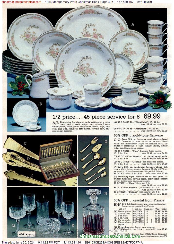 1984 Montgomery Ward Christmas Book, Page 436