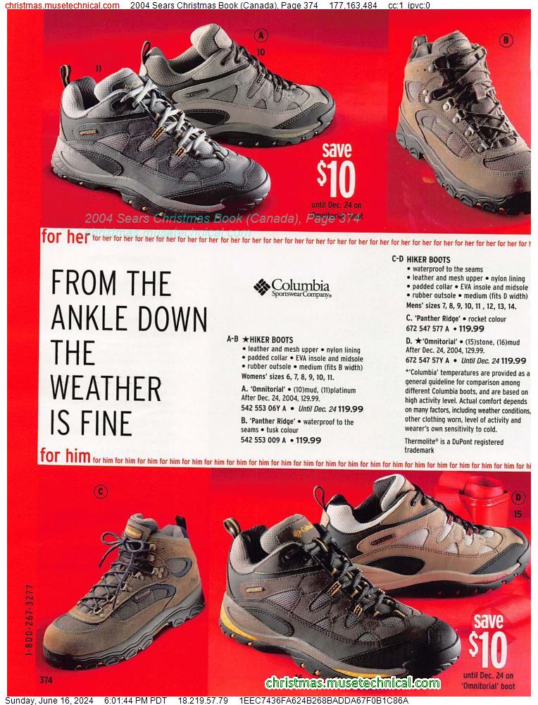 2004 Sears Christmas Book (Canada), Page 374