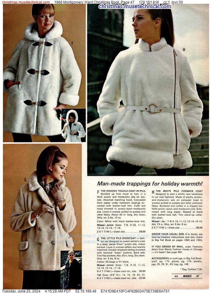 1968 Montgomery Ward Christmas Book, Page 47