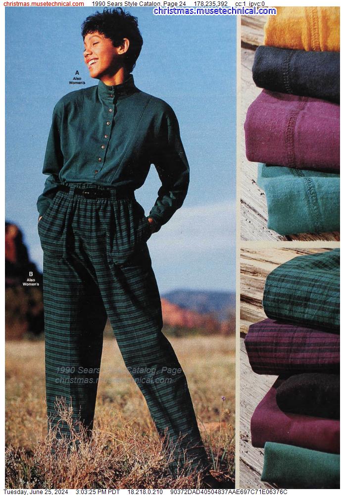 1990 Sears Style Catalog, Page 24