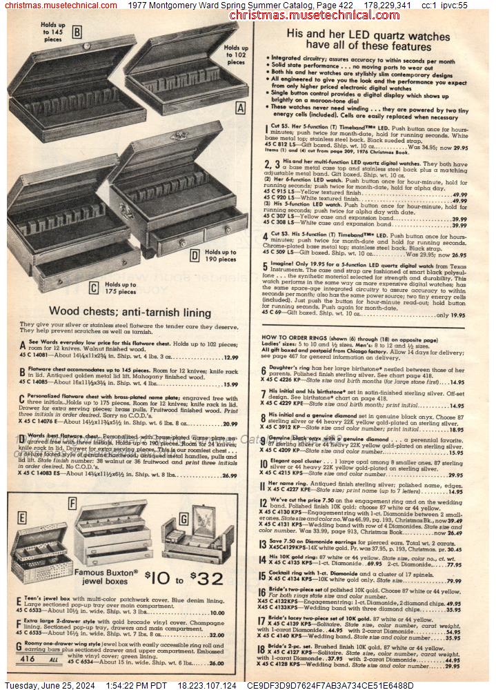 1977 Montgomery Ward Spring Summer Catalog, Page 422
