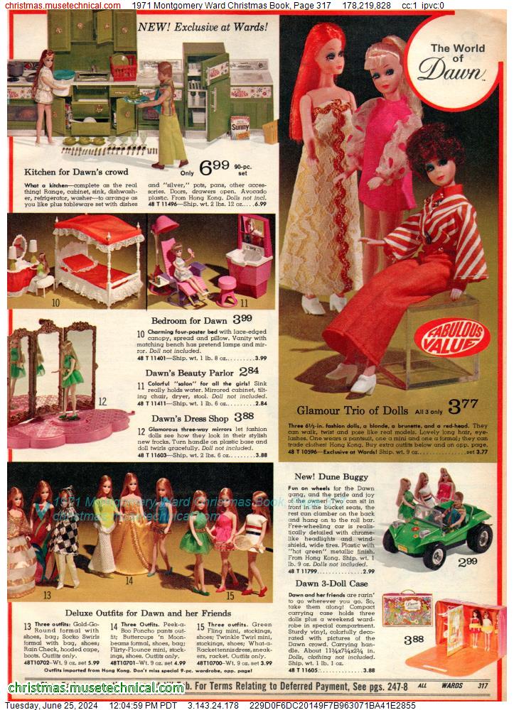 1971 Montgomery Ward Christmas Book, Page 317