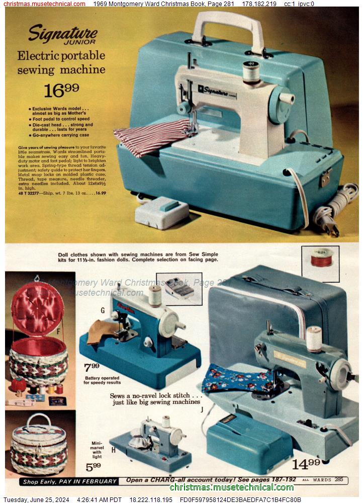 1969 Montgomery Ward Christmas Book, Page 281