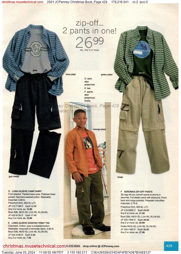 2001 JCPenney Christmas Book, Page 429