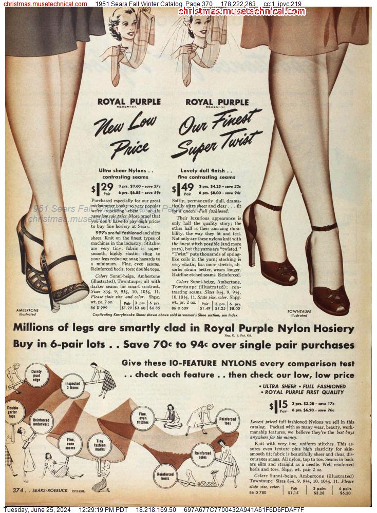 1951 Sears Fall Winter Catalog, Page 370
