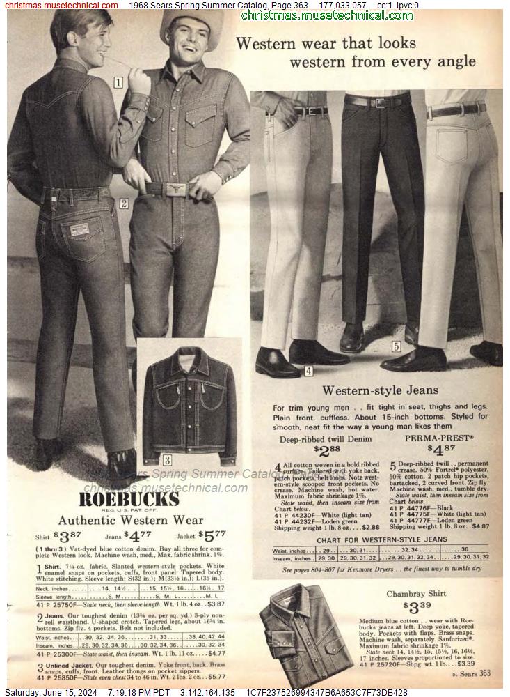 1968 Sears Spring Summer Catalog, Page 363