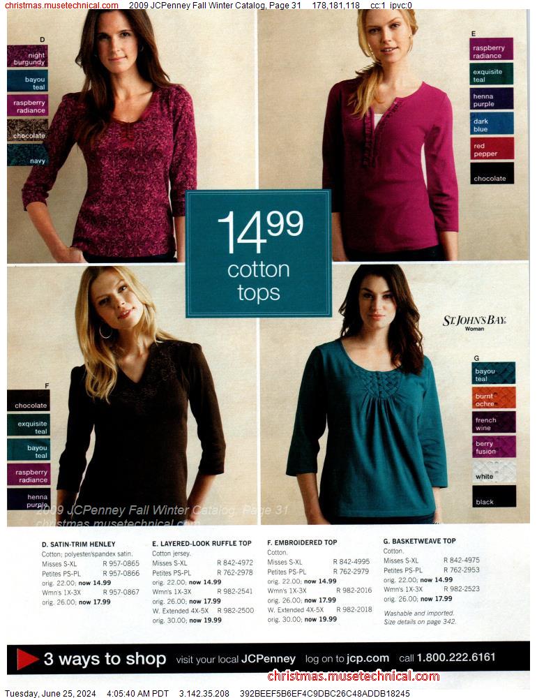 2009 JCPenney Fall Winter Catalog, Page 31