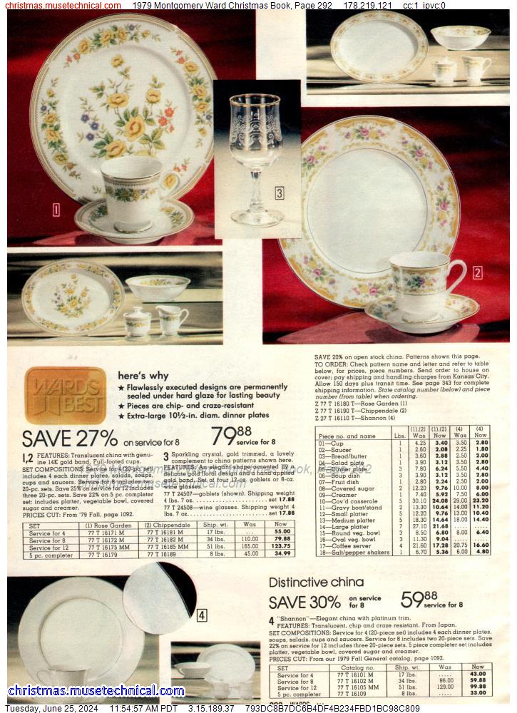 1979 Montgomery Ward Christmas Book, Page 292